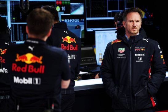 Christian Horner (GBR) Red Bull Racing Team Principal.
19.02.2019. Formula One Testing, Day Two, Barcelona, Spain. Tuesday.
- www.xpbimages.com, EMail: requests@xpbimages.com - copy of publication required for printed pictures. Every used picture is fee-liable. © Copyright: Batchelor / XPB Images