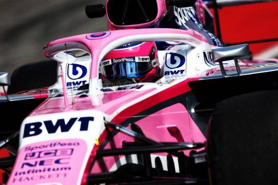Lance Stroll (CDN) Racing Point F1 Team RP19.
19.02.2019. Formula One Testing, Day Two, Barcelona, Spain. Tuesday.
- www.xpbimages.com, EMail: requests@xpbimages.com - copy of publication required for printed pictures. Every used picture is fee-liable. © Copyright: Moy / XPB Images