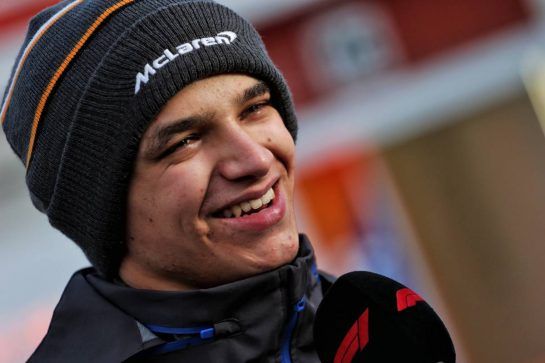 Lando Norris (GBR) McLaren.
19.02.2019. Formula One Testing, Day Two, Barcelona, Spain. Tuesday.
- www.xpbimages.com, EMail: requests@xpbimages.com - copy of publication required for printed pictures. Every used picture is fee-liable. © Copyright: Bearne / XPB Images