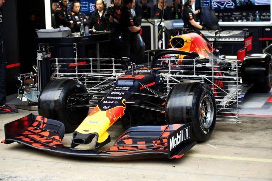 Max Verstappen (NLD) Red Bull Racing RB14 - sensor equipment.
20.02.2019. Formula One Testing, Day Three, Barcelona, Spain. Wednesday.
- www.xpbimages.com, EMail: requests@xpbimages.com - copy of publication required for printed pictures. Every used picture is fee-liable. © Copyright: Batchelor / XPB Images