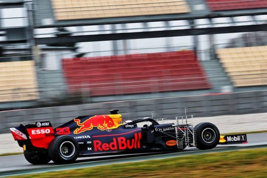 Max Verstappen (NLD) Red Bull Racing RB14.
20.02.2019. Formula One Testing, Day Three, Barcelona, Spain. Wednesday.
- www.xpbimages.com, EMail: requests@xpbimages.com - copy of publication required for printed pictures. Every used picture is fee-liable. © Copyright: Charniaux / XPB Images