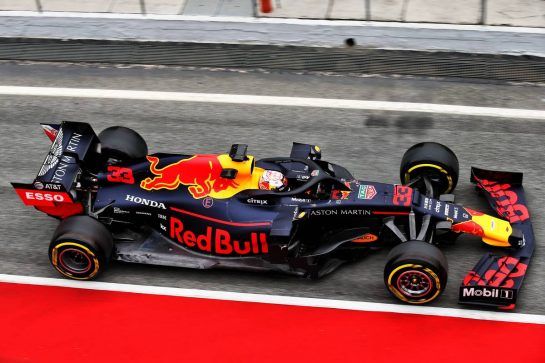 Max Verstappen (NLD) Red Bull Racing RB14.
20.02.2019. Formula One Testing, Day Three, Barcelona, Spain. Wednesday.
- www.xpbimages.com, EMail: requests@xpbimages.com - copy of publication required for printed pictures. Every used picture is fee-liable. © Copyright: Batchelor / XPB Images