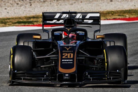 Kevin Magnussen (DEN) Haas VF-19.
21.02.2019. Formula One Testing, Day Four, Barcelona, Spain. Thursday.
- www.xpbimages.com, EMail: requests@xpbimages.com - copy of publication required for printed pictures. Every used picture is fee-liable. © Copyright: Batchelor / XPB Images