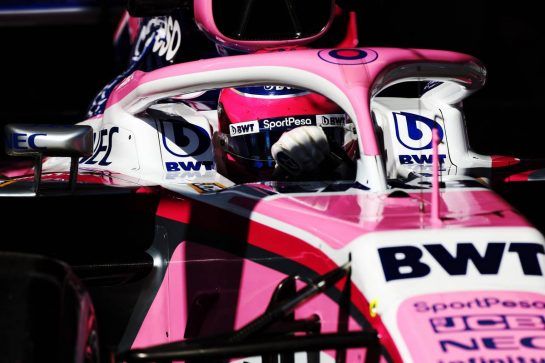 Lance Stroll (CDN) Racing Point F1 Team RP19.
26.02.2019. Formula One Testing, Day One, Barcelona, Spain. Tuesday.
- www.xpbimages.com, EMail: requests@xpbimages.com - copy of publication required for printed pictures. Every used picture is fee-liable. © Copyright: Moy / XPB Images