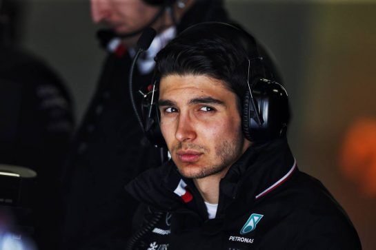Esteban Ocon (FRA) Mercedes AMG F1 Reserve Driver.
26.02.2019. Formula One Testing, Day One, Barcelona, Spain. Tuesday.
- www.xpbimages.com, EMail: requests@xpbimages.com - copy of publication required for printed pictures. Every used picture is fee-liable. © Copyright: Moy / XPB Images