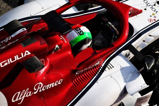 Antonio Giovinazzi (ITA) Alfa Romeo Racing C38.
26.02.2019. Formula One Testing, Day One, Barcelona, Spain. Tuesday.
- www.xpbimages.com, EMail: requests@xpbimages.com - copy of publication required for printed pictures. Every used picture is fee-liable. © Copyright: Moy / XPB Images