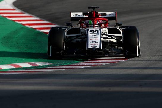 Antonio Giovinazzi (ITA), Alfa Romeo Racing 
26.02.2019. Formula One Testing, Day One, Barcelona, Spain. Tuesday.
- www.xpbimages.com, EMail: requests@xpbimages.com - copy of publication required for printed pictures. Every used picture is fee-liable. © Copyright: Charniaux / XPB Images