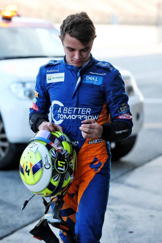 Lando Norris (GBR) McLaren.
26.02.2019. Formula One Testing, Day One, Barcelona, Spain. Tuesday.
- www.xpbimages.com, EMail: requests@xpbimages.com - copy of publication required for printed pictures. Every used picture is fee-liable. © Copyright: Batchelor / XPB Images