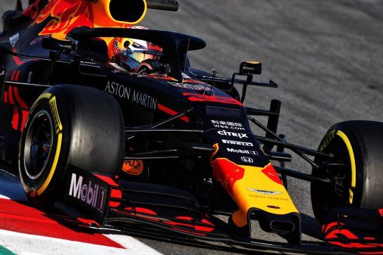 Max Verstappen (NLD) Red Bull Racing RB14.
27.02.2019. Formula One Testing, Day Two, Barcelona, Spain. Wednesday.
- www.xpbimages.com, EMail: requests@xpbimages.com - copy of publication required for printed pictures. Every used picture is fee-liable. © Copyright: Moy / XPB Images