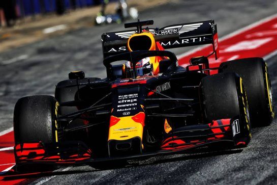 Max Verstappen (NLD) Red Bull Racing RB14.
27.02.2019. Formula One Testing, Day Two, Barcelona, Spain. Wednesday.
- www.xpbimages.com, EMail: requests@xpbimages.com - copy of publication required for printed pictures. Every used picture is fee-liable. © Copyright: Moy / XPB Images