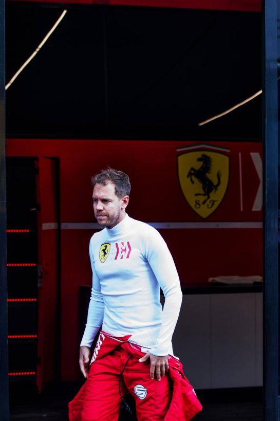 Sebastian Vettel (GER) Ferrari.
27.02.2019. Formula One Testing, Day Two, Barcelona, Spain. Wednesday.
- www.xpbimages.com, EMail: requests@xpbimages.com - copy of publication required for printed pictures. Every used picture is fee-liable. © Copyright: Rew / XPB Images