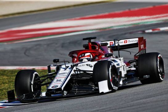 Kimi Raikkonen (FIN) Alfa Romeo Racing C38.
27.02.2019. Formula One Testing, Day Two, Barcelona, Spain. Wednesday.
- www.xpbimages.com, EMail: requests@xpbimages.com - copy of publication required for printed pictures. Every used picture is fee-liable. © Copyright: Moy / XPB Images