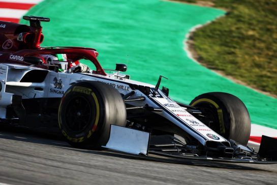 Antonio Giovinazzi (ITA) Alfa Romeo Racing C38.
28.02.2019. Formula One Testing, Day Three, Barcelona, Spain. Thursday.
- www.xpbimages.com, EMail: requests@xpbimages.com - copy of publication required for printed pictures. Every used picture is fee-liable. © Copyright: Charniaux / XPB Images