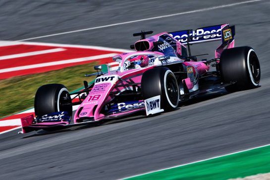 Lance Stroll (CDN) Racing Point F1 Team RP19.
28.02.2019. Formula One Testing, Day Three, Barcelona, Spain. Thursday.
- www.xpbimages.com, EMail: requests@xpbimages.com - copy of publication required for printed pictures. Every used picture is fee-liable. © Copyright: Rew / XPB Images
