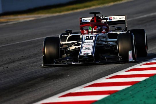 Antonio Giovinazzi (ITA) Alfa Romeo Racing C38.
28.02.2019. Formula One Testing, Day Three, Barcelona, Spain. Thursday.
- www.xpbimages.com, EMail: requests@xpbimages.com - copy of publication required for printed pictures. Every used picture is fee-liable. © Copyright: Moy / XPB Images