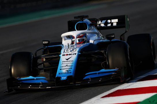 George Russell (GBR) Williams Racing FW42.
28.02.2019. Formula One Testing, Day Three, Barcelona, Spain. Thursday.
- www.xpbimages.com, EMail: requests@xpbimages.com - copy of publication required for printed pictures. Every used picture is fee-liable. © Copyright: Moy / XPB Images