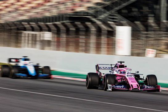 Lance Stroll (CDN) Racing Point F1 Team RP19.
28.02.2019. Formula One Testing, Day Three, Barcelona, Spain. Thursday.
- www.xpbimages.com, EMail: requests@xpbimages.com - copy of publication required for printed pictures. Every used picture is fee-liable. © Copyright: Rew / XPB Images