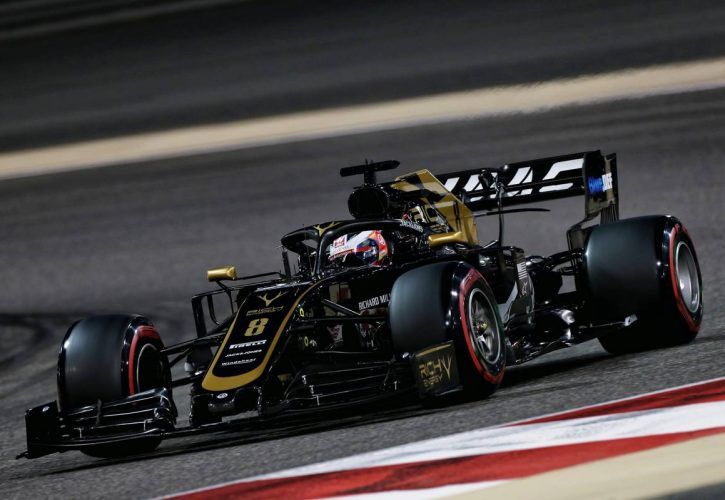 Romain Grosjean (FRA) Haas F1 Team VF-19.