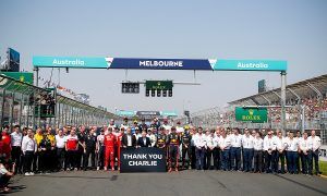 An emotional send-off from the F1 family