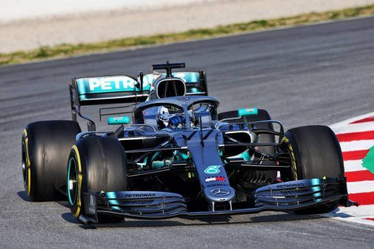 Valtteri Bottas (FIN) Mercedes AMG F1 W10.
01.03.2019. Formula One Testing, Day Four, Barcelona, Spain. Friday.
- www.xpbimages.com, EMail: requests@xpbimages.com - copy of publication required for printed pictures. Every used picture is fee-liable. © Copyright: Moy / XPB Images