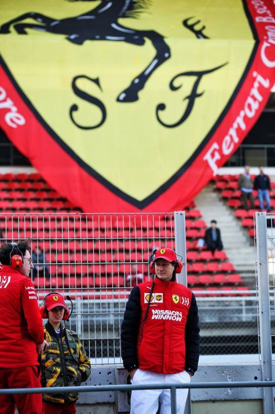 John Elkann (ITA) FIAT Chrysler Automobiles Chairman with Mattia Binotto (ITA) Ferrari Team Principal (Left).
01.03.2019. Formula One Testing, Day Four, Barcelona, Spain. Friday.
- www.xpbimages.com, EMail: requests@xpbimages.com - copy of publication required for printed pictures. Every used picture is fee-liable. © Copyright: Batchelor / XPB Images