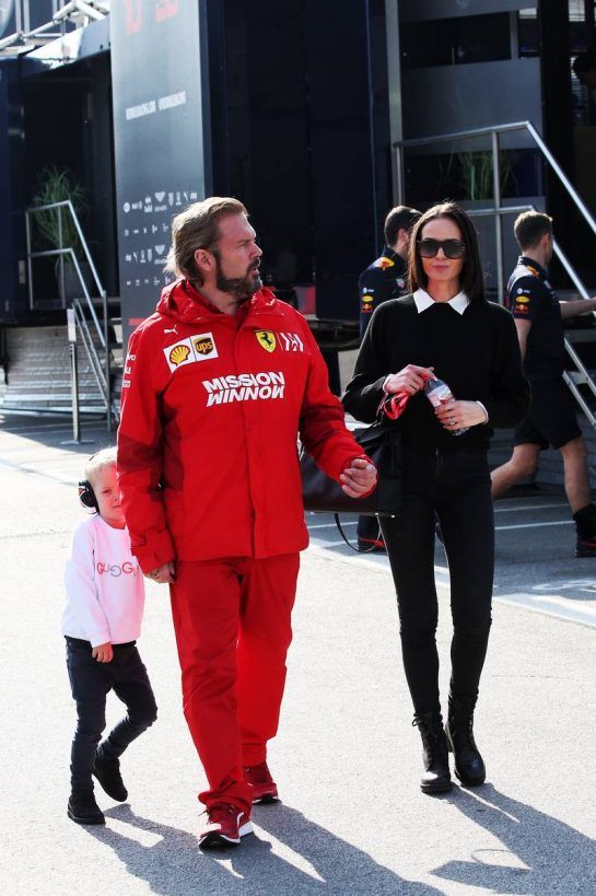 Gino Rosato (CDN) Ferrari with Minttu Raikkonen (FIN).
01.03.2019. Formula One Testing, Day Four, Barcelona, Spain. Friday.
- www.xpbimages.com, EMail: requests@xpbimages.com - copy of publication required for printed pictures. Every used picture is fee-liable. © Copyright: Batchelor / XPB Images