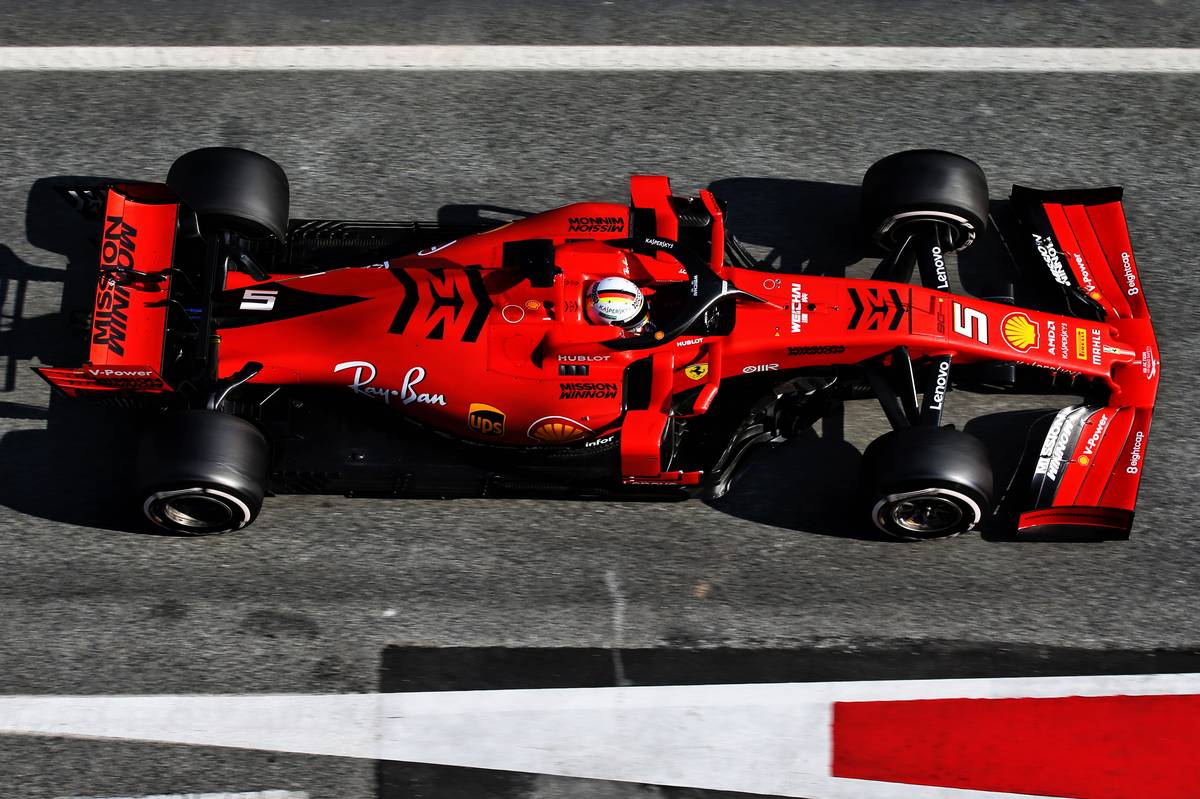 Sebastian Vettel (GER) Ferrari SF90.