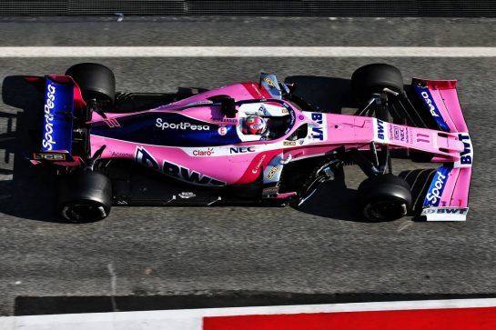 Sergio Perez (MEX) Racing Point F1 Team RP19.
01.03.2019. Formula One Testing, Day Four, Barcelona, Spain. Friday.
- www.xpbimages.com, EMail: requests@xpbimages.com - copy of publication required for printed pictures. Every used picture is fee-liable. © Copyright: Batchelor / XPB Images
