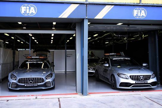 FIA Safety Car and Medical Car.
13.03.2019. Formula 1 World Championship, Rd 1, Australian Grand Prix, Albert Park, Melbourne, Australia, Preparation Day.
- www.xpbimages.com, EMail: requests@xpbimages.com - copy of publication required for printed pictures. Every used picture is fee-liable. © Copyright: Batchelor / XPB Images