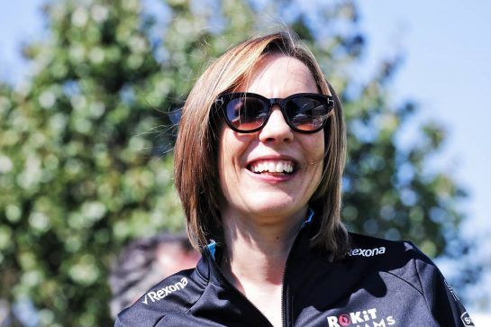 Claire Williams (GBR) Williams Racing Deputy Team Principal.
14.03.2019. Formula 1 World Championship, Rd 1, Australian Grand Prix, Albert Park, Melbourne, Australia, Preparation Day.
 - www.xpbimages.com, EMail: requests@xpbimages.com - copy of publication required for printed pictures. Every used picture is fee-liable. © Copyright: Bearne / XPB Images