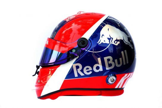The helmet of Daniil Kvyat (RUS) Scuderia Toro Rosso.
14.03.2019. Formula 1 World Championship, Rd 1, Australian Grand Prix, Albert Park, Melbourne, Australia, Preparation Day.
- www.xpbimages.com, EMail: requests@xpbimages.com - copy of publication required for printed pictures. Every used picture is fee-liable. © Copyright: Batchelor / XPB Images