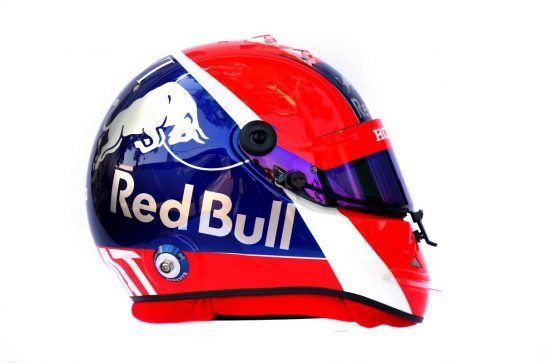 The helmet of Daniil Kvyat (RUS) Scuderia Toro Rosso.
14.03.2019. Formula 1 World Championship, Rd 1, Australian Grand Prix, Albert Park, Melbourne, Australia, Preparation Day.
- www.xpbimages.com, EMail: requests@xpbimages.com - copy of publication required for printed pictures. Every used picture is fee-liable. © Copyright: Batchelor / XPB Images
