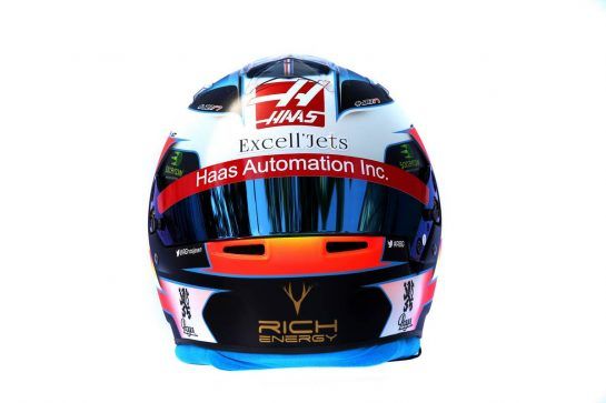 The helmet of Romain Grosjean (FRA) Haas F1 Team.
14.03.2019. Formula 1 World Championship, Rd 1, Australian Grand Prix, Albert Park, Melbourne, Australia, Preparation Day.
- www.xpbimages.com, EMail: requests@xpbimages.com - copy of publication required for printed pictures. Every used picture is fee-liable. © Copyright: Batchelor / XPB Images