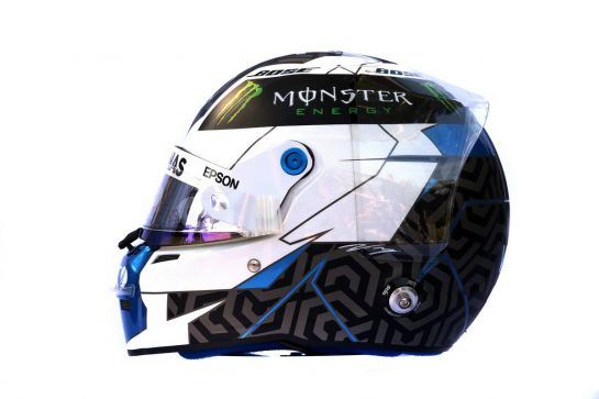 The helmet of Valtteri Bottas (FIN) Mercedes AMG F1.
14.03.2019. Formula 1 World Championship, Rd 1, Australian Grand Prix, Albert Park, Melbourne, Australia, Preparation Day.
- www.xpbimages.com, EMail: requests@xpbimages.com - copy of publication required for printed pictures. Every used picture is fee-liable. © Copyright: Batchelor / XPB Images