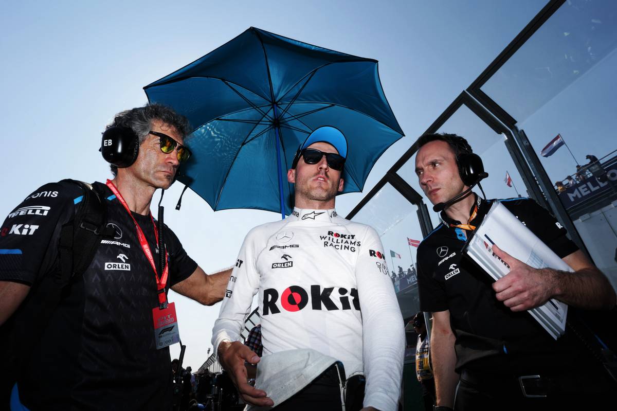 Robert Kubica (POL) Williams Racing on the grid.