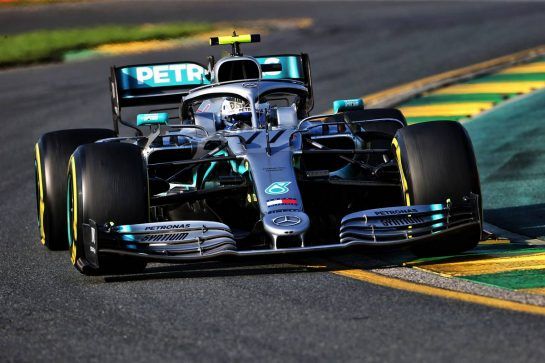 Valtteri Bottas (FIN) Mercedes AMG F1 W10.
17.03.2019. Formula 1 World Championship, Rd 1, Australian Grand Prix, Albert Park, Melbourne, Australia, Race Day.
 - www.xpbimages.com, EMail: requests@xpbimages.com - copy of publication required for printed pictures. Every used picture is fee-liable. © Copyright: Bearne / XPB Images