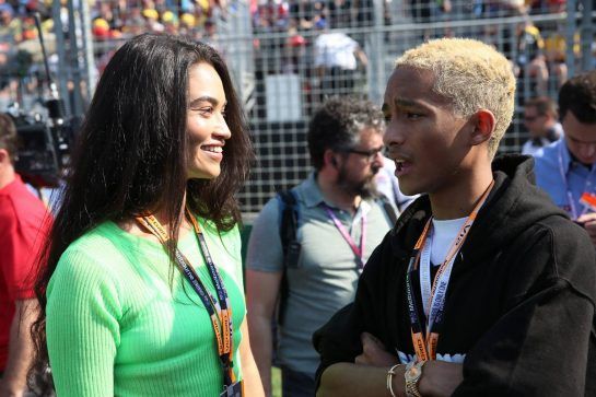 Jaden Smith (USA) (Right) on the grid.
17.03.2019. Formula 1 World Championship, Rd 1, Australian Grand Prix, Albert Park, Melbourne, Australia, Race Day.
- www.xpbimages.com, EMail: requests@xpbimages.com - copy of publication required for printed pictures. Every used picture is fee-liable. © Copyright: Batchelor / XPB Images