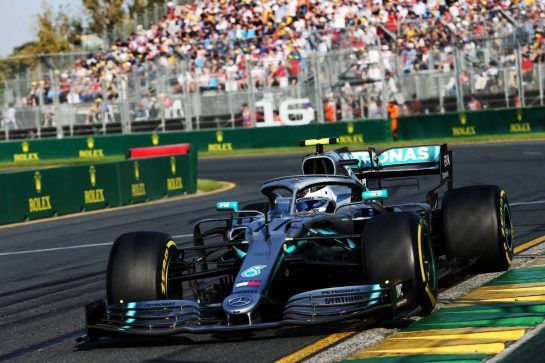 Valtteri Bottas (FIN) Mercedes AMG F1 W10.
17.03.2019. Formula 1 World Championship, Rd 1, Australian Grand Prix, Albert Park, Melbourne, Australia, Race Day.
- www.xpbimages.com, EMail: requests@xpbimages.com - copy of publication required for printed pictures. Every used picture is fee-liable. © Copyright: Moy / XPB Images