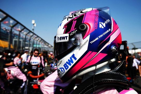 Sergio Perez (MEX) Racing Point F1 Team on the grid.
17.03.2019. Formula 1 World Championship, Rd 1, Australian Grand Prix, Albert Park, Melbourne, Australia, Race Day.
- www.xpbimages.com, EMail: requests@xpbimages.com - copy of publication required for printed pictures. Every used picture is fee-liable. © Copyright: Moy / XPB Images