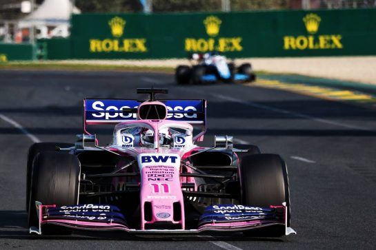Sergio Perez (MEX) Racing Point F1 Team RP19.
17.03.2019. Formula 1 World Championship, Rd 1, Australian Grand Prix, Albert Park, Melbourne, Australia, Race Day.
- www.xpbimages.com, EMail: requests@xpbimages.com - copy of publication required for printed pictures. Every used picture is fee-liable. © Copyright: Photo4 / XPB Images