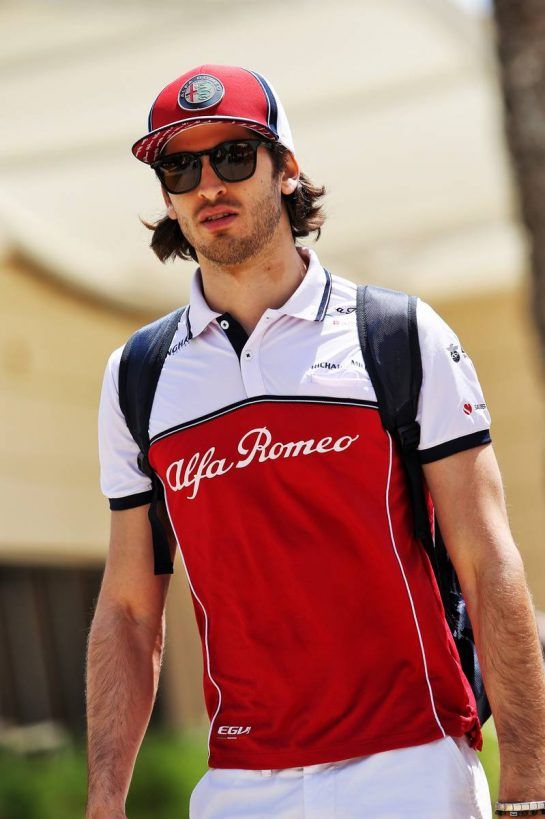 Antonio Giovinazzi (ITA) Alfa Romeo Racing.
28.03.2019. Formula 1 World Championship, Rd 2, Bahrain Grand Prix, Sakhir, Bahrain, Preparation Day.
- www.xpbimages.com, EMail: requests@xpbimages.com - copy of publication required for printed pictures. Every used picture is fee-liable. © Copyright: Moy / XPB Images