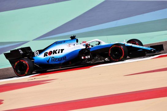 George Russell (GBR) Williams Racing FW42.
29.03.2019. Formula 1 World Championship, Rd 2, Bahrain Grand Prix, Sakhir, Bahrain, Practice Day
- www.xpbimages.com, EMail: requests@xpbimages.com - copy of publication required for printed pictures. Every used picture is fee-liable. © Copyright: Moy / XPB Images