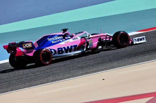 Sergio Perez (MEX) Racing Point F1 Team RP19.
29.03.2019. Formula 1 World Championship, Rd 2, Bahrain Grand Prix, Sakhir, Bahrain, Practice Day
- www.xpbimages.com, EMail: requests@xpbimages.com - copy of publication required for printed pictures. Every used picture is fee-liable. © Copyright: Moy / XPB Images