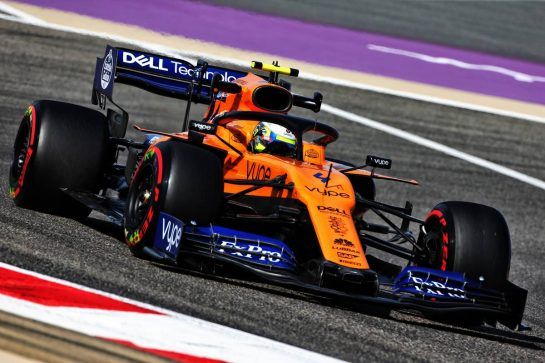Lando Norris (GBR) McLaren MCL34.
29.03.2019. Formula 1 World Championship, Rd 2, Bahrain Grand Prix, Sakhir, Bahrain, Practice Day
- www.xpbimages.com, EMail: requests@xpbimages.com - copy of publication required for printed pictures. Every used picture is fee-liable. © Copyright: Moy / XPB Images
