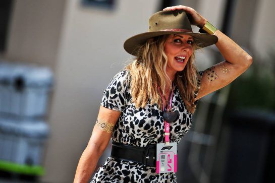 Carol Vorderman (GBR).
31.03.2019. Formula 1 World Championship, Rd 2, Bahrain Grand Prix, Sakhir, Bahrain, Race Day.
- www.xpbimages.com, EMail: requests@xpbimages.com - copy of publication required for printed pictures. Every used picture is fee-liable. © Copyright: Batchelor / XPB Images