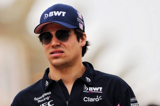 Lance Stroll (CDN) Racing Point F1 Team.
31.03.2019. Formula 1 World Championship, Rd 2, Bahrain Grand Prix, Sakhir, Bahrain, Race Day.
- www.xpbimages.com, EMail: requests@xpbimages.com - copy of publication required for printed pictures. Every used picture is fee-liable. © Copyright: Bearne / XPB Images