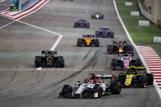 Kimi Raikkonen (FIN) Alfa Romeo Racing C38.
31.03.2019. Formula 1 World Championship, Rd 2, Bahrain Grand Prix, Sakhir, Bahrain, Race Day.
- www.xpbimages.com, EMail: requests@xpbimages.com - copy of publication required for printed pictures. Every used picture is fee-liable. © Copyright: Charniaux / XPB Images