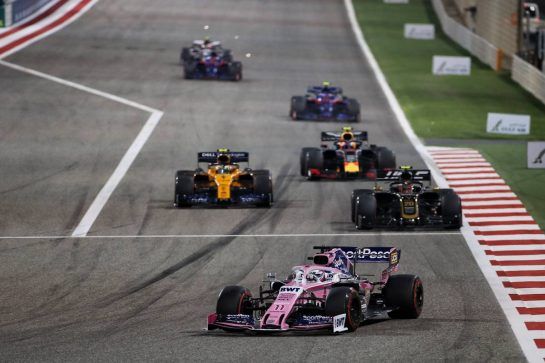 Sergio Perez (MEX) Racing Point F1 Team RP19.
31.03.2019. Formula 1 World Championship, Rd 2, Bahrain Grand Prix, Sakhir, Bahrain, Race Day.
- www.xpbimages.com, EMail: requests@xpbimages.com - copy of publication required for printed pictures. Every used picture is fee-liable. © Copyright: Charniaux / XPB Images