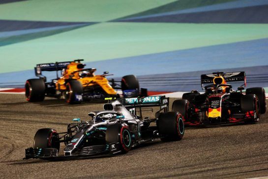 Valtteri Bottas (FIN) Mercedes AMG F1 W10.
31.03.2019. Formula 1 World Championship, Rd 2, Bahrain Grand Prix, Sakhir, Bahrain, Race Day.
- www.xpbimages.com, EMail: requests@xpbimages.com - copy of publication required for printed pictures. Every used picture is fee-liable. © Copyright: Bearne / XPB Images