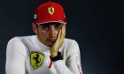 Third placed Charles Leclerc (MON) Ferrari in the post race FIA Press Conference.